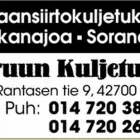 Yrityksen 1 kuva KEURUUN KULJETUS OY Tieliikenteen tavarankuljetus  Keuruu 08