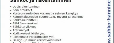 Yrityksen 1 kuva SÄHKÖ-HÄNNINEN OY Sähköasennus  Raahe 14