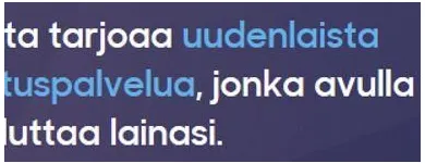 Yrityksen 2 kuva ZMARTA / FREEDOM RAHOITUS OY Muu rahoitusta palveleva toiminta (pl. vakuutus- ja eläkevakuutustoiminta)  Helsinki 18